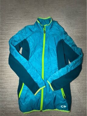 Champion Blue active jacket with neon trim